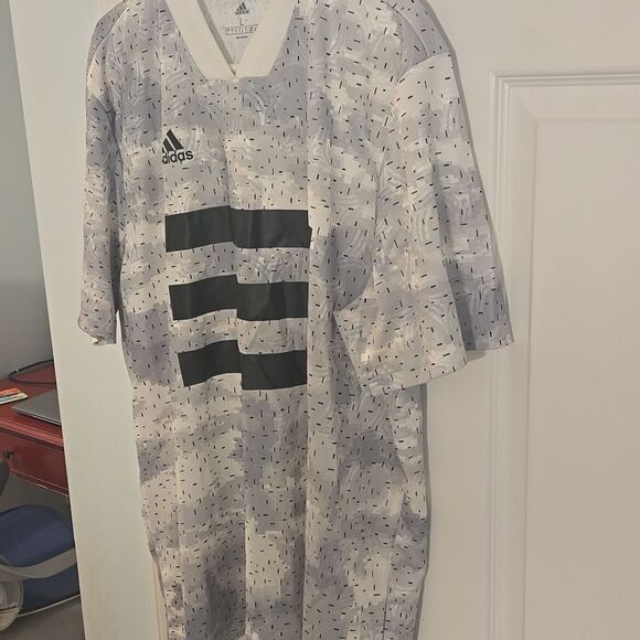 Mens camouflage Adidas soccer shirt men's size large - Picture 3 of 8